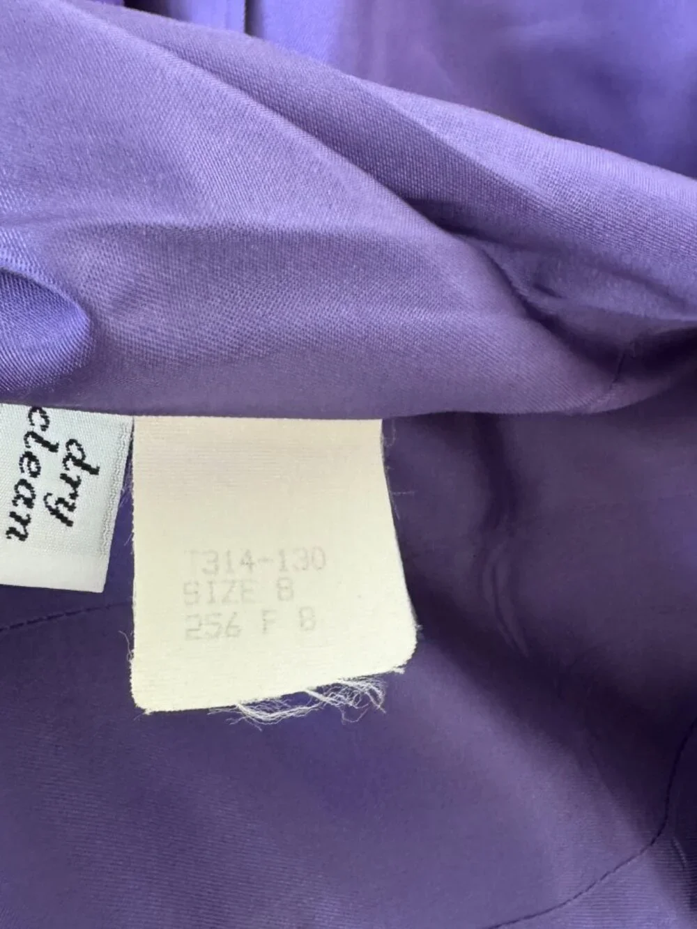Vintage Pendleton 2 Piece Skirt Suit Set Women's 8 Purple 100% Virgin Wool